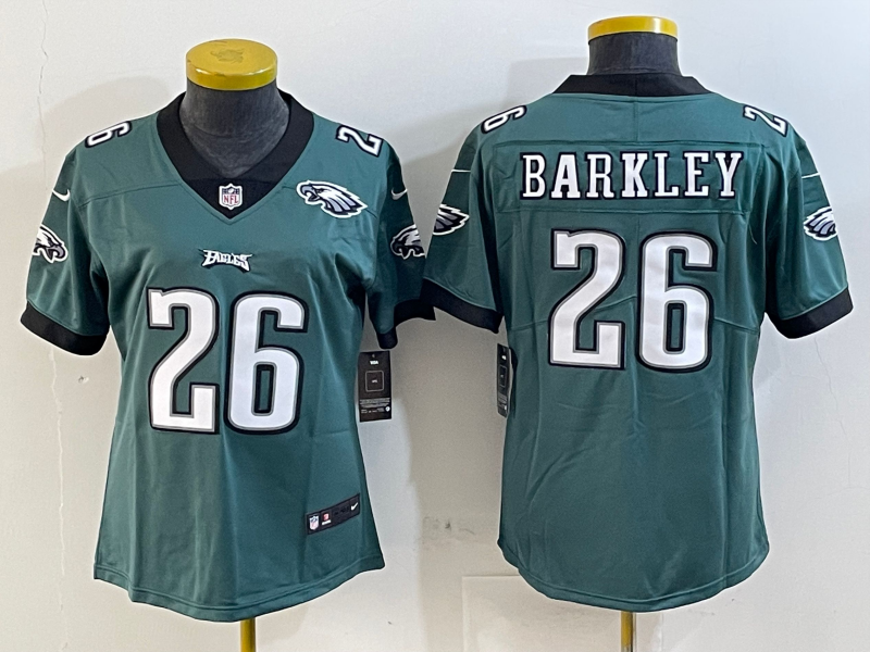 Youth Philadelphia Eagles 26 Barkley green 2025 Nike NFL jersey style 5